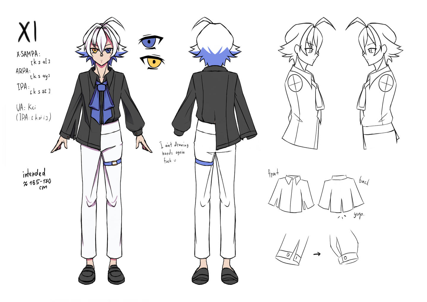 XI's reference sheet